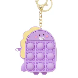 Accessorize Girls London Dinosaur Push Popper Keyring-58