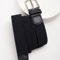 Peter England Men Textured Leather Belt-picture-0