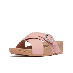 fitflop Women Leather Wedge Sandals with Buckles-image-45