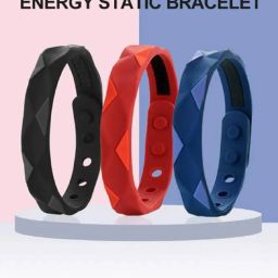 Solid Soft Silicone Negative Bracelets, Wristband, Anti-Static, Energy Band Sport Band-picture-10