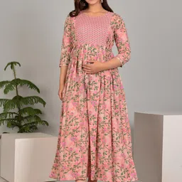 MURLI KURTI Women Printed Mirror Work Anarkali Kurta-image-62
