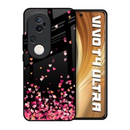 QRIOH Women Heart Rain Fall Glass Printed Vivo T4 Ultra 5G Silicone Back Case-picture-32