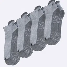 AIR GARB Pack Of 4 Colourblocked Ankle Length Socks-46