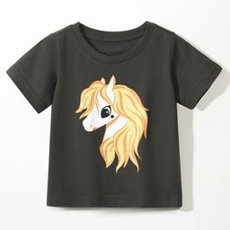 StyleCast Girls Printed Drop-Shoulder Sleeves Applique T-shirt-image-16