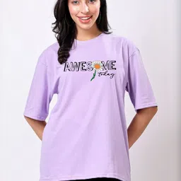 TQH Women Typography Printed T-shirt-picture-18
