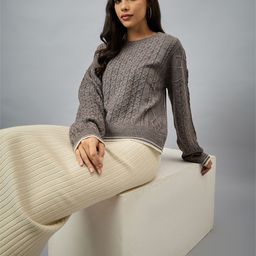 Club York Women Ribbed Pullover-image-49