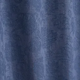 Saral Home Blue Set of 2 Floral Room Darkening Window Curtain-25