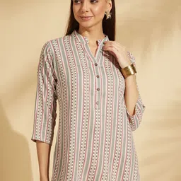 Fabclub Women Striped Straight Top-picture-14