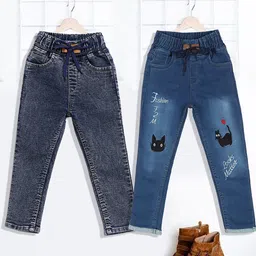YK Boys Pack Of 2 Regular Fit High-Rise Jeans-image-83