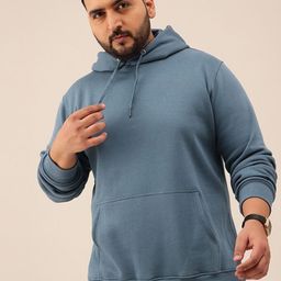 Toodle Plus Men Plus Size Hooded Long Sleeves Pullover Sweatshirt-picture-58
