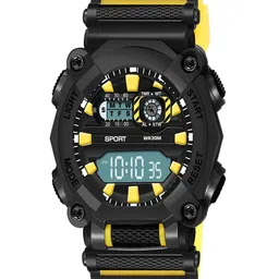 Hala Men Solid Round Tang Regular Analogue and Digital Watch-1040-38