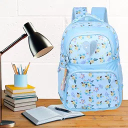 Large 35 L Backpack Floral Print Lightweight Girls Bag Stylish Latest Backpack Waterproof School Bag-image-82