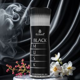 Al-Nuaim Set Of 4 Men Black Musk Deodorant - 200 ml Each-picture-2