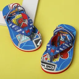 Kids Ville Boys Spiderman Printed Slip On Flip-Flops-13