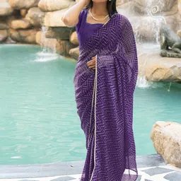 KALINI Printed Leheriya Saree-picture-18