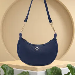 Caprese PU Structured Shoulder Bag with Applique-5