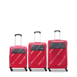 Aristocrat Trigon Hexa Set Of 3 Soft-Sided Trolley Bag-37