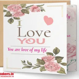 I Love you Love of my Life Greeting Card Greeting Card-image-100