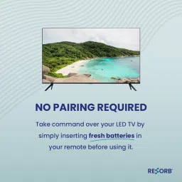 RESORB LED 378 Non Voice Compatible Remote Compatible Remote Control for Sansui JSW55ASUHD, Thomson, Croma Remote Controller image 4