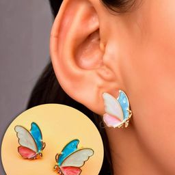 Delicate Alloy Earrings Set | Cute & Stylish Daily Wear Alloy, Brass Earring Set, Stud Earring-image-6