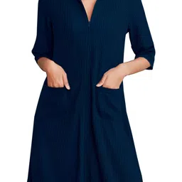 Enchant Home Self-Design Pure Cotton Bath Robe-picture-27
