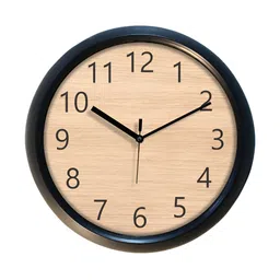 Aura Brown & Blue Contemporary Wall Clock-image-93