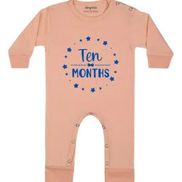 Arvesa Infants Printed Round Neck Bodysuits-image-71
