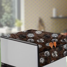 The Furnishing Tree Fridge Top Cover Compatible for Whirlpool 215 VMPRO, 192 LTR WxL 65x111 in CM A-image-0