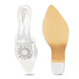 JM Looks Embellished Block Pumps image 5