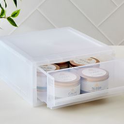 Home Centre Transparent Regular Modular Desk Makeup Organiser 4L-picture-15