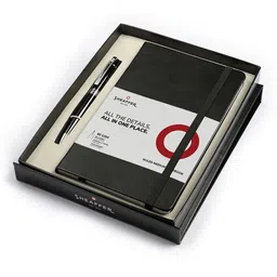 Sheaffer 300 G9312 Glossy Black Ballpoint Pen with Medium Notebook Premium Gift Set-image-27