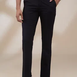 ColorPlus Men Mid-Rise Slim Fit Trousers-picture-19
