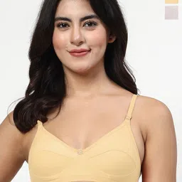 LILY Solid Full Coverage Non Padded Non-Wired Regular Everyday Bra-13