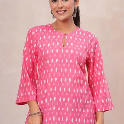Ka-mee Printed Pure Cotton Kurti-picture-7