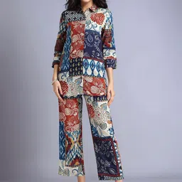 Moda Rapido Printed Shirt & Trousers Co-Ord Set-picture-38