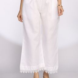 LetsDressUp Women Hem Design Cotton Palazzos-image-64