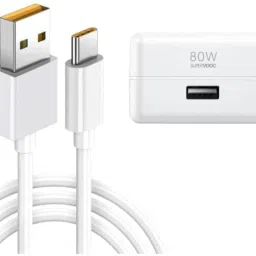 CLAT 80 W SuperVOOC 6 A Wall Charger for Mobile with Detachable Cable-image-68