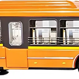 Low Floor Bus Orange pull back action,for kids-22