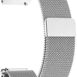 NECESORIES Metal Magnetic Melanese Loop 22mm Watch Belt Compatible with Noise/Amazfit/Boat/Firebolt/Fossil Stainless Steel Smart Watch Strap-image-40
