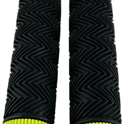 shrenik Cycle Handlebar Grip Set Non Toxic Soft Rubber Anti-slip Standard Size Dual Tone Bicycle Handle Grip image 2