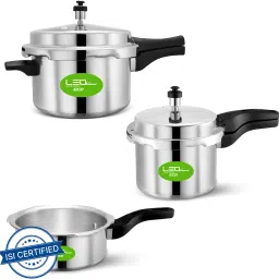 Eco + Outer Lid Combo Cooker Pack 2 L, 3 L, 5 L Induction Bottom Pressure Cooker-picture-11
