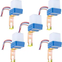 DHRUV-PRO 5-Pic Pack Plastic White Water Proof 230Volt Auto Day/Night on and Off Photocell-picture-32