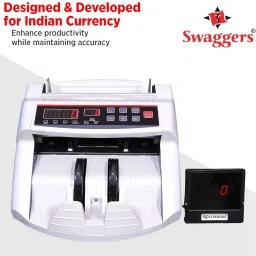 SWAGGERS Reliable Money Counting Machine with MG,UV,IR Fake Note Detection- LED Display Note Counting Machine image 5