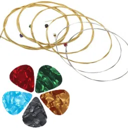 Acoustic Acoustic Guitar String Set of 6 Stainless Steel with Colorful Hollow Ball End Guitar String-39