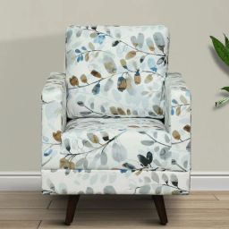 casacraft from pepperfry Salvatore Fabric 1 Seater Sofa In Multicolour-picture-16