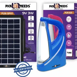 Solar Rechargeable Home Emergency Light 2 Mode Brightness For Study / Camping 5 hrs Torch Emergency Light-image-25