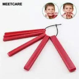 safe-o-kid Talk Tools for Oral Development and Speech Therapy tool, Reusable, Red Teether image 5