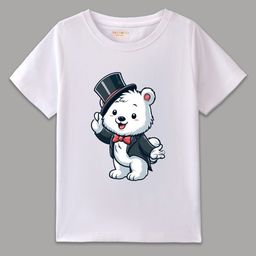 BLUSHES Kids Graphic Printed Round Neck Cotton T-shirt-image-68