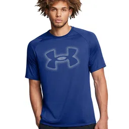UNDER ARMOUR Brand Logo Print Raglan Sleeves Loose Fit Tech Training T-shirt-image-95