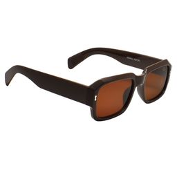 Peter Jones Eyewear Unisex Square Sunglasses with UV Protected Lens 13031BW_C-57